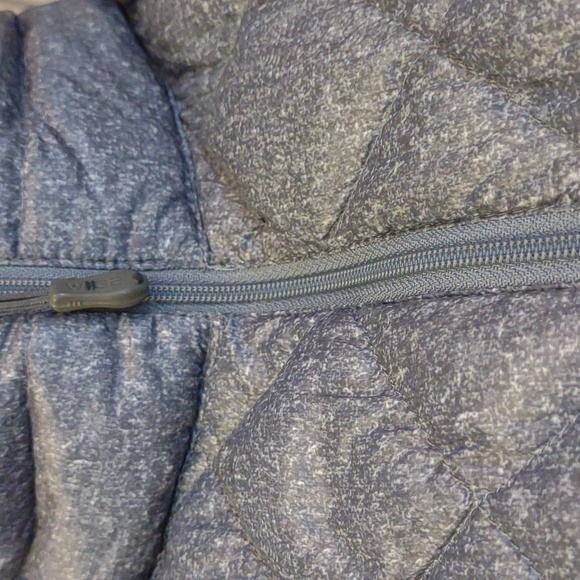 32 Degrees Heat SZ M Gray Full Zip Quilted Puffer Jacket - Picture 8 of 9